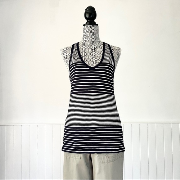 J. Crew Vintage Cotton Knit Striped V-Neck Tank Top Size S - Picture 11 of 11